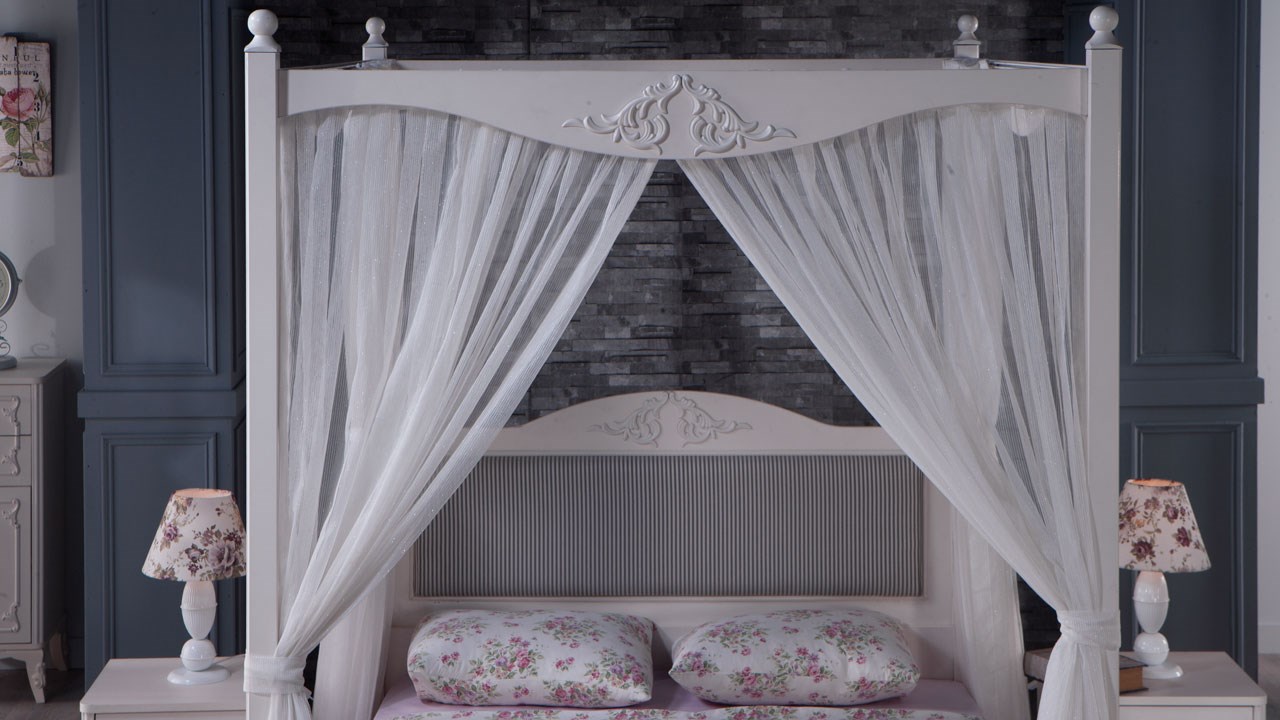 Romance seng m. himmel 160x200 cm istikbal, basic furniture Lamper bilka