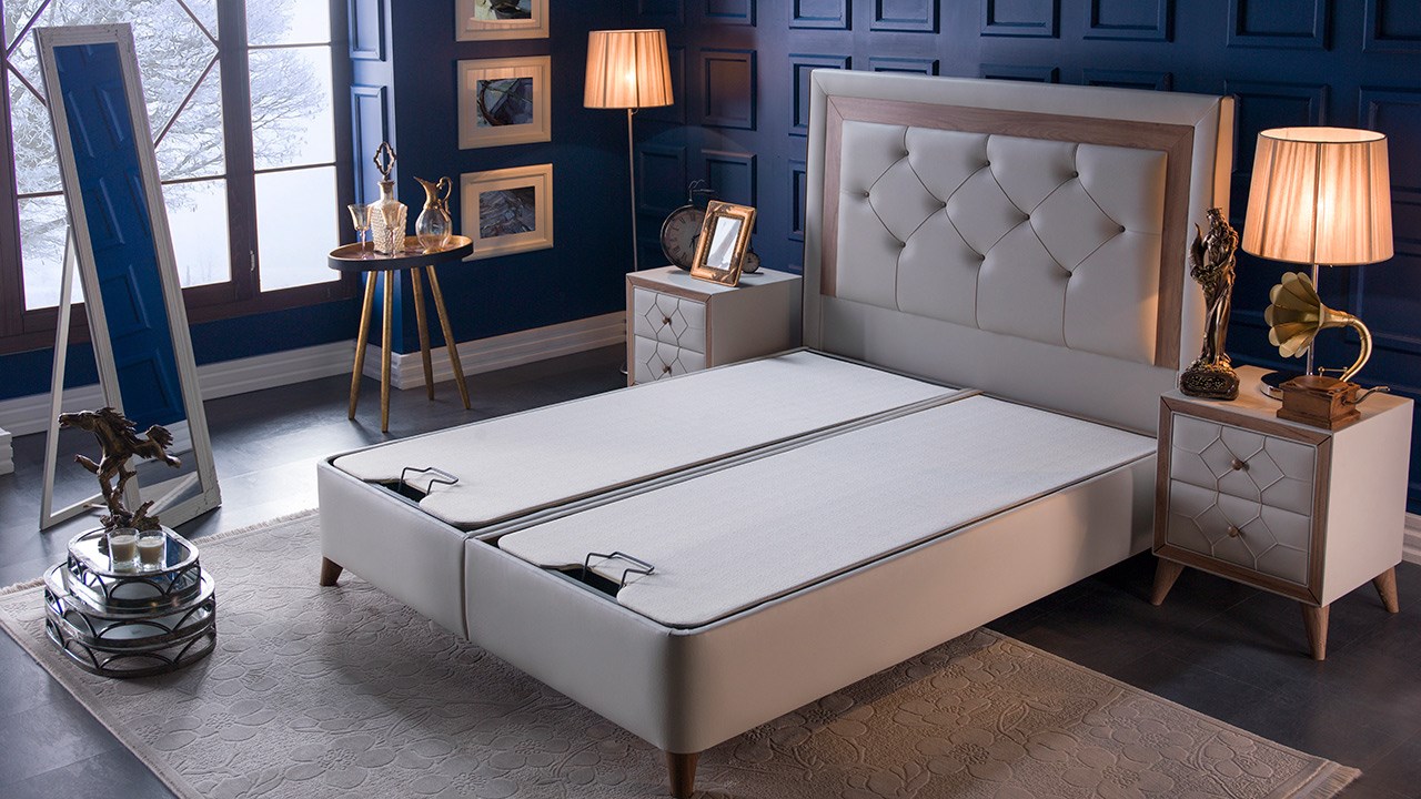 Orleon seng med opbevaring 140x200 cm istikbal, basic furniture Seng med opbevaring 140 x 200